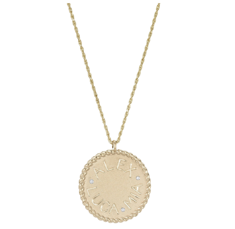 Helium Initial Charm Pendant Necklace 18 Chain | Ariel Gordon Jewelry