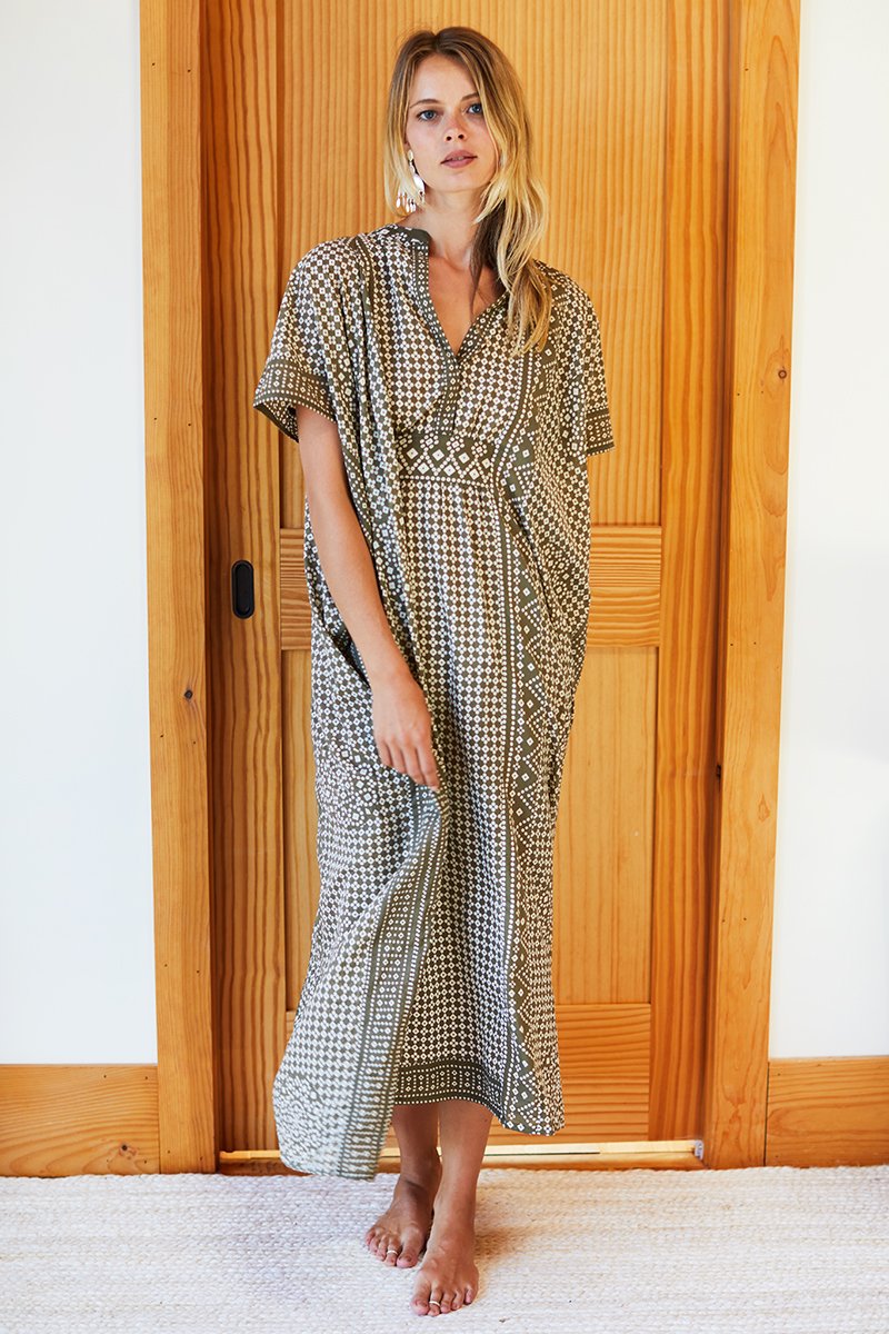 Emerson Caftan Moss Organic Broome Street General Store